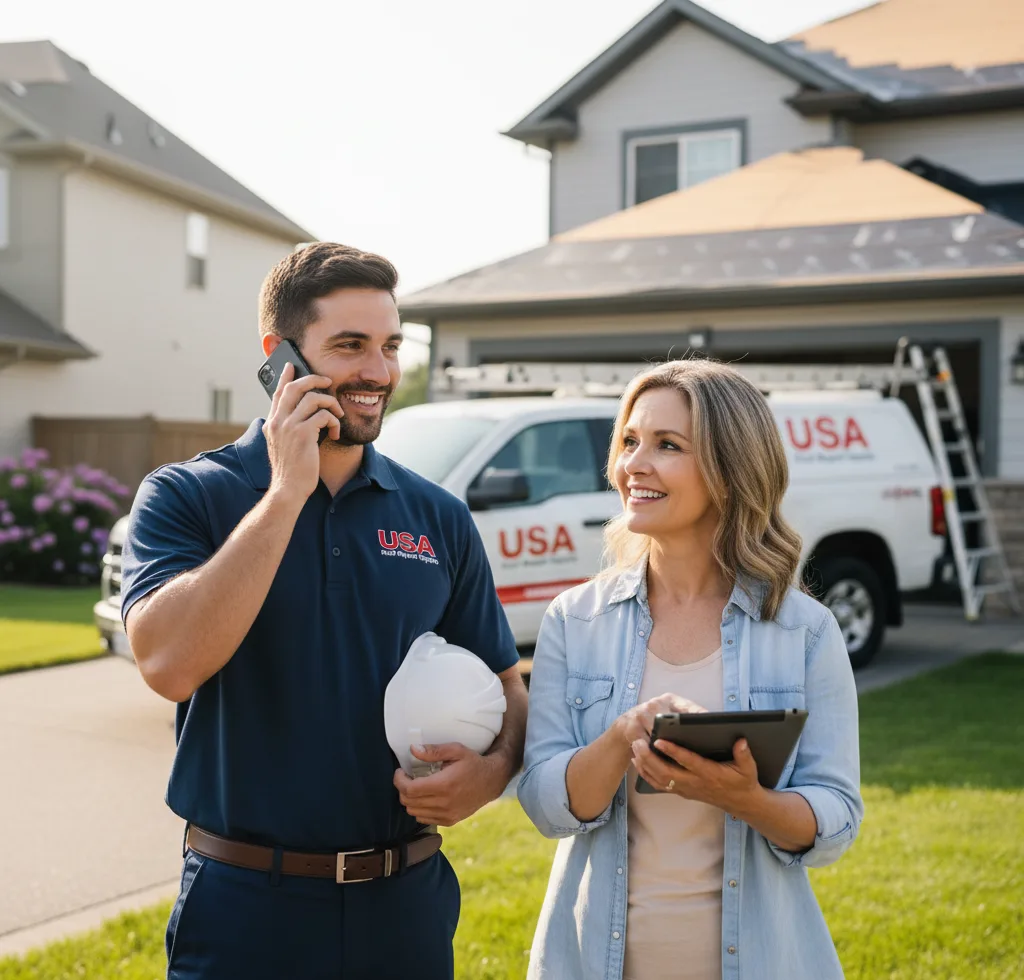 USA Roof Repair Experts customer support in Pearson